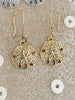 Sea Flower Drop Earrings