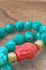 Buddha & Pearl Bracelet Set