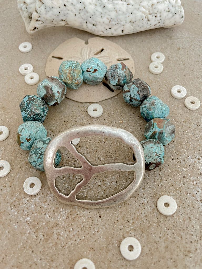 Turquoise Stone Bracelet - Stone of the Sky (SS001) – Naturally Inspired  Orlando