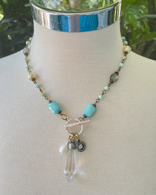 One of a Kind Crystal Necklace
