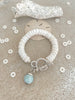 Vintage Hawaiian Puka Shell Charm Bracelet