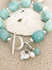 Coastal Chic Amazonite Charm Bracelet