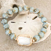 Mother of Pearl Vintage Inspired Bracelet - Trixie Alice