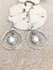 Sterling Silver Crystal Drop Earrings