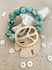 Chunky Turquoise Peace Bracelet