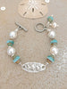 Triple Heart & Pearls Bracelet