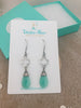 Amazonite & Sterling Silver Statement Earrings