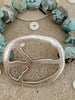 Chunky Turquoise Peace Bracelet