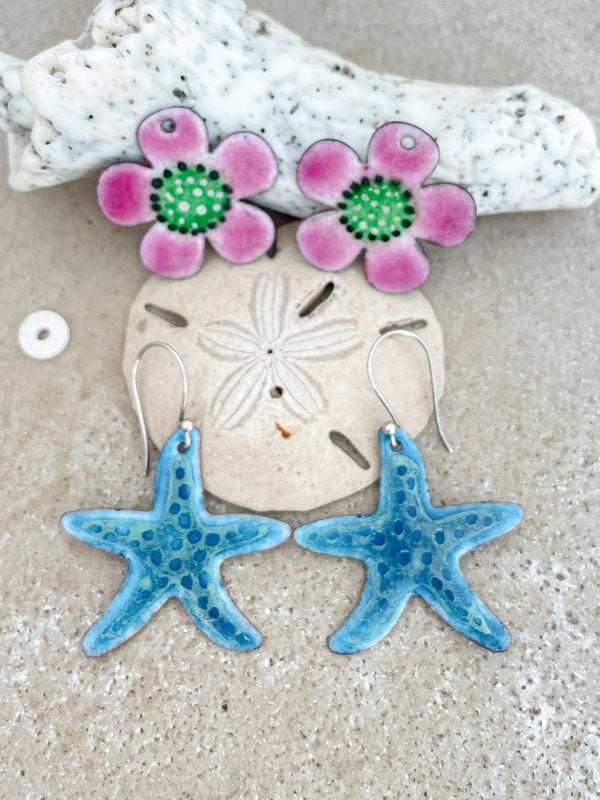 Starfish Sea Star  Earrings