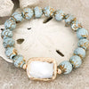 Mother of Pearl Vintage Inspired Bracelet - Trixie Alice