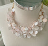 Island Chic Pink Conch Triple Layer Necklace