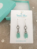 Amazonite & Crystal Statement Earrings