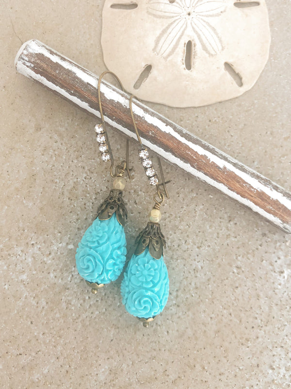 Vintage Inspired Boho Drop Earrings