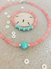 Summer Dream Necklace & Bracelet - Watermelon and Aqua