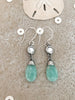 Amazonite & Crystal Statement Earrings