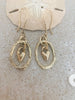 Artisan Hoop Heart Drop Earrings