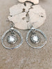 Sterling Silver Crystal Drop Earrings