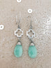 Amazonite & Sterling Silver Statement Earrings